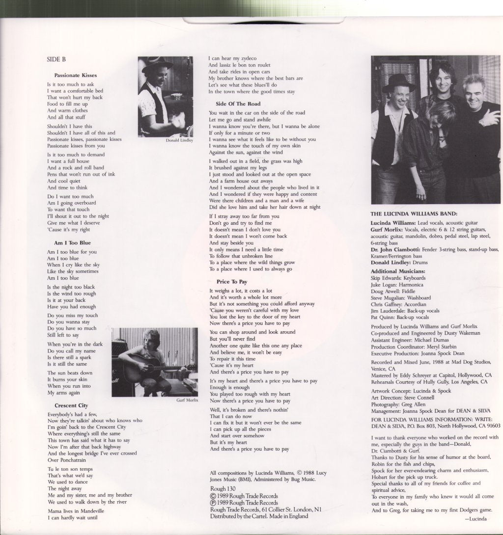 Lucinda Williams - Lucinda Williams - Lp