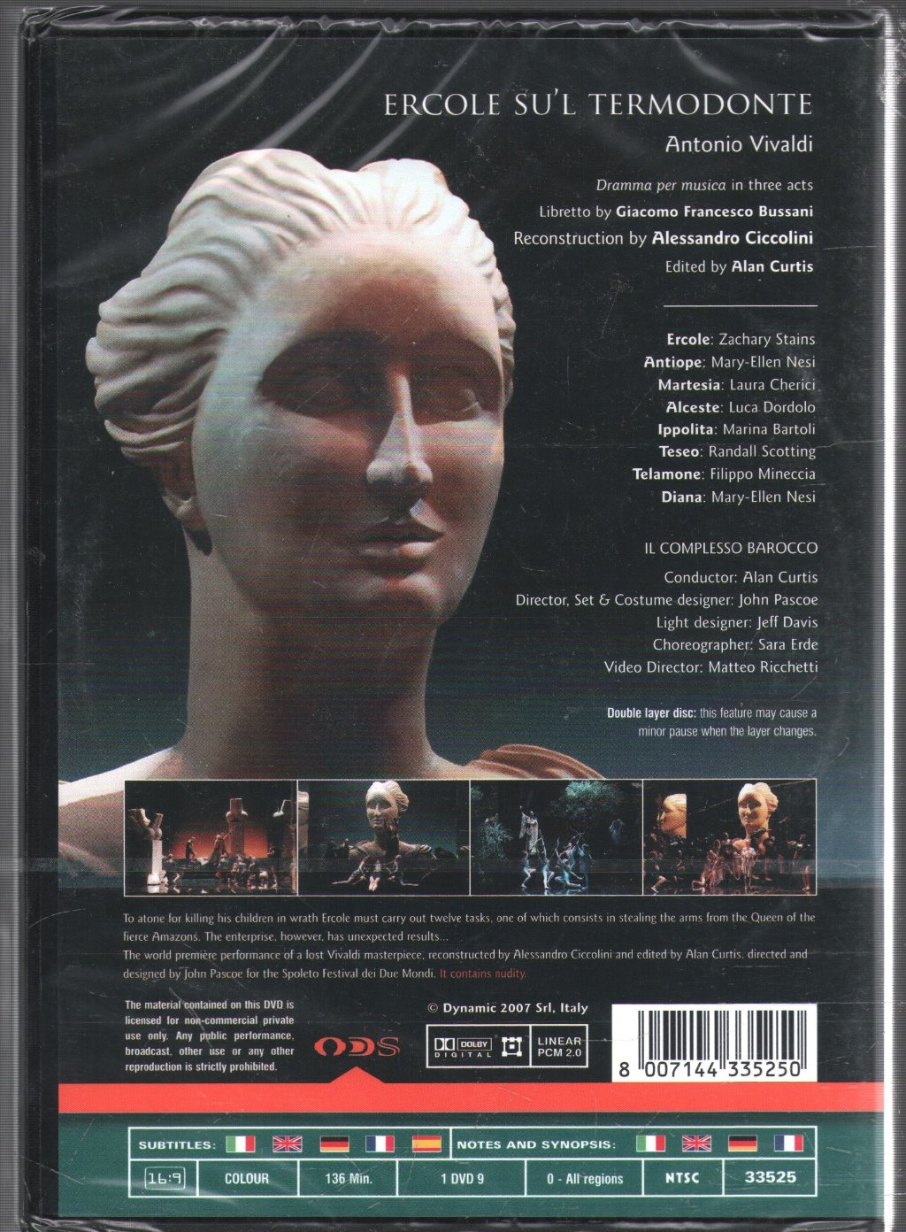 Antonio Vivaldi - Ercole Su'l Termodonte - Dvd