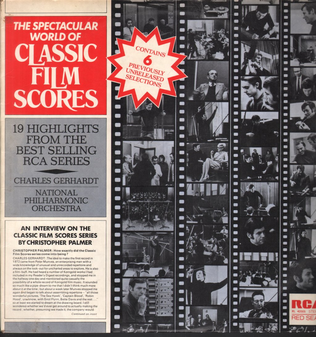 Charles Gerhardt - Spectacular World Of Classic Film Scores - Lp