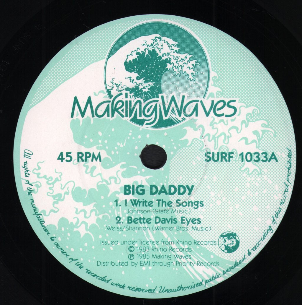 Big Daddy - Dancing In The Dark - 7 Inch