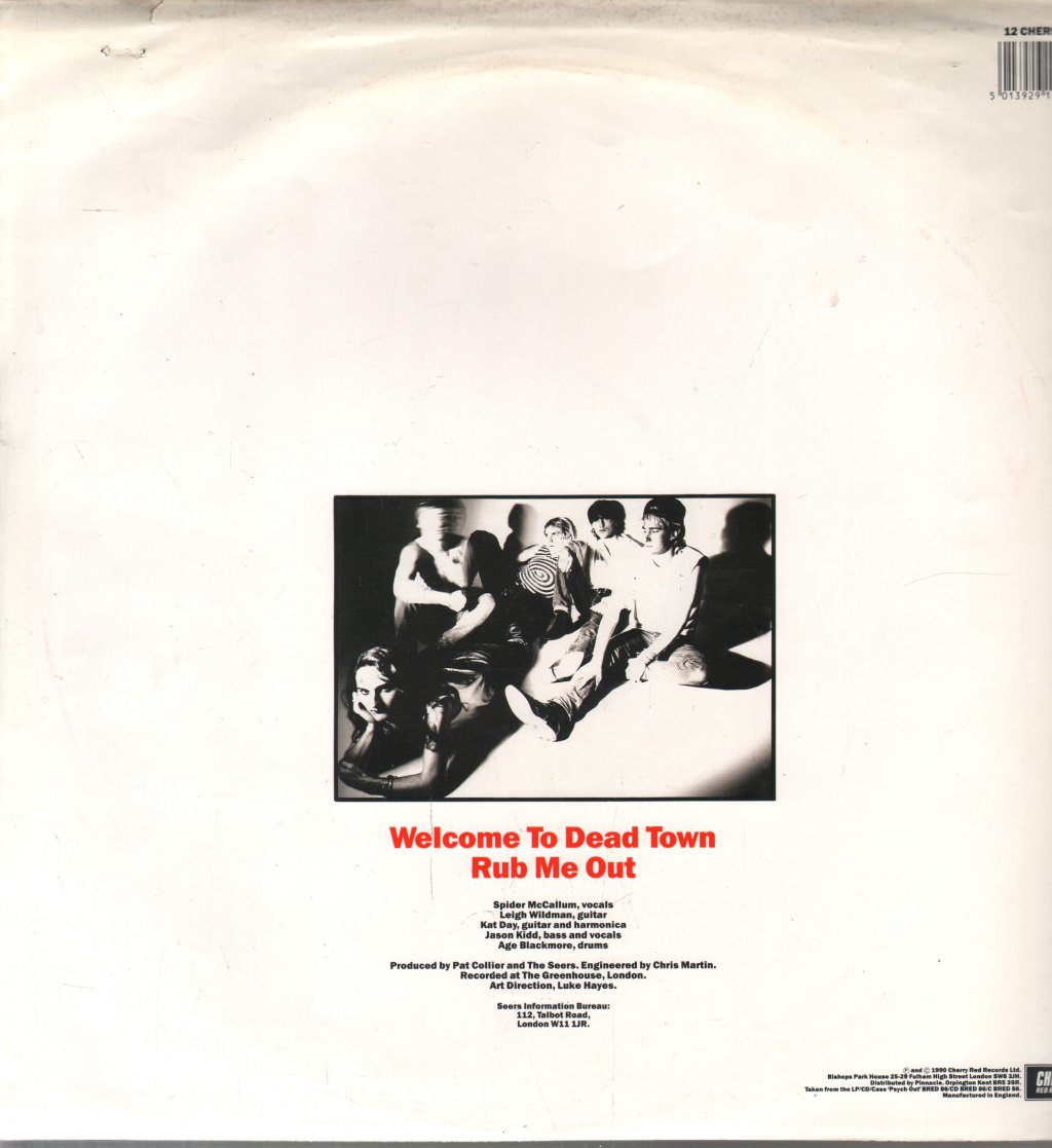 Seers - Welcome To Dead Town - 12 Inch