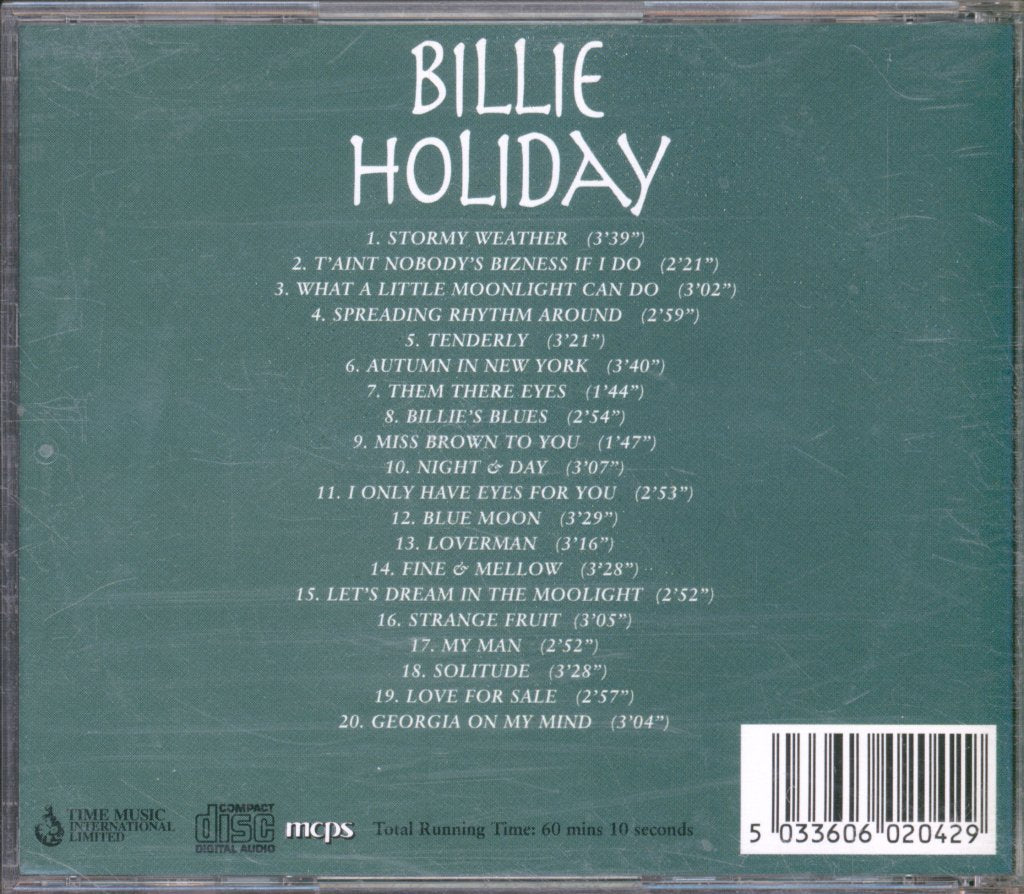 Billie Holiday - Billie Holiday - Cd
