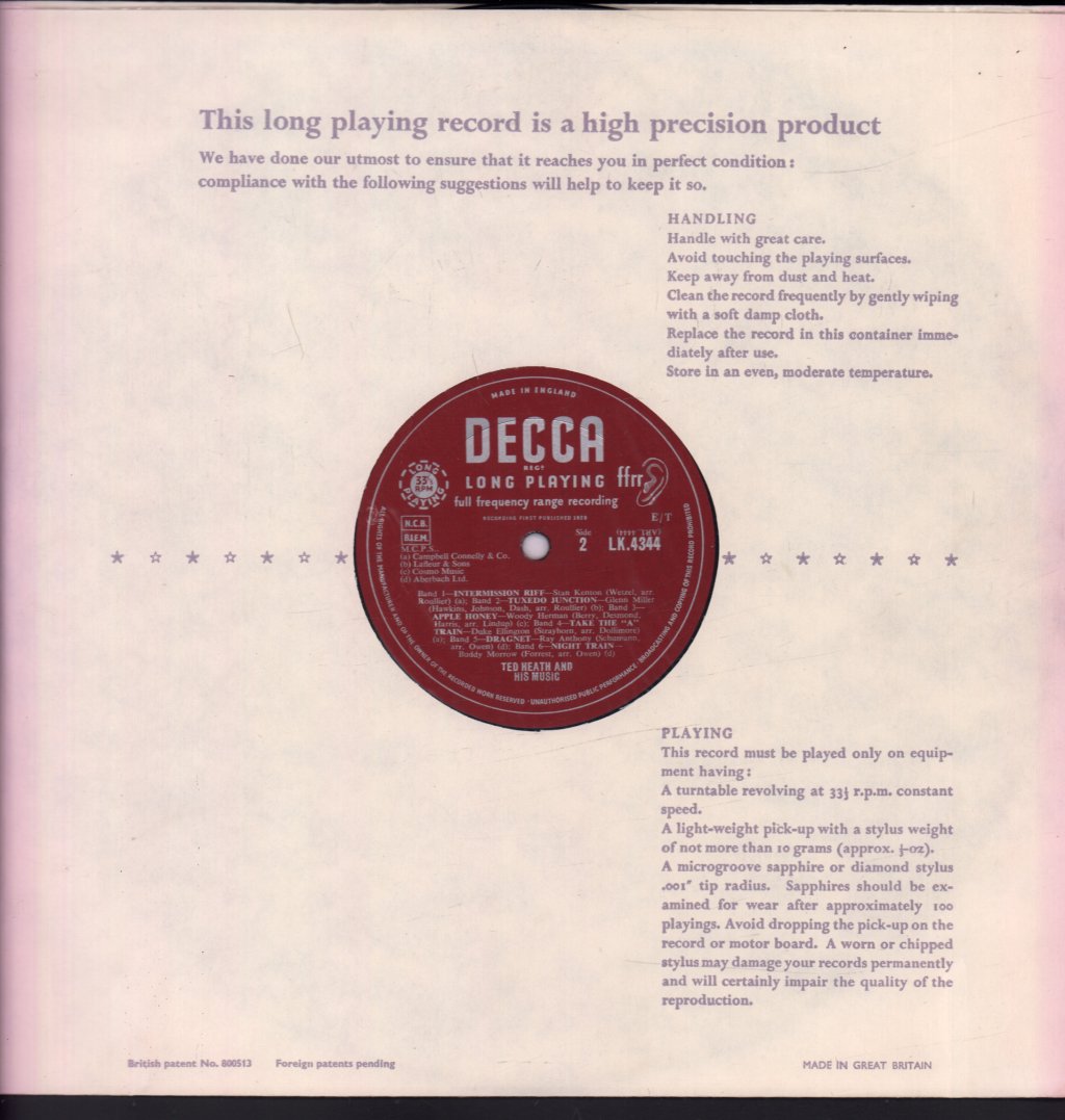 Ted Heath And His Music - My Very Good Friends The Bandleaders - Lp