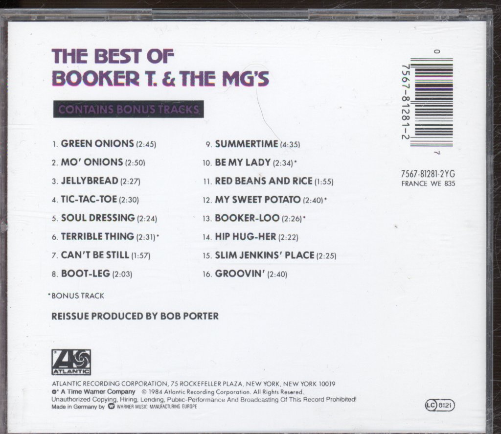 Booker T & The MG's - Best Of Booker T & The MG's - Cd