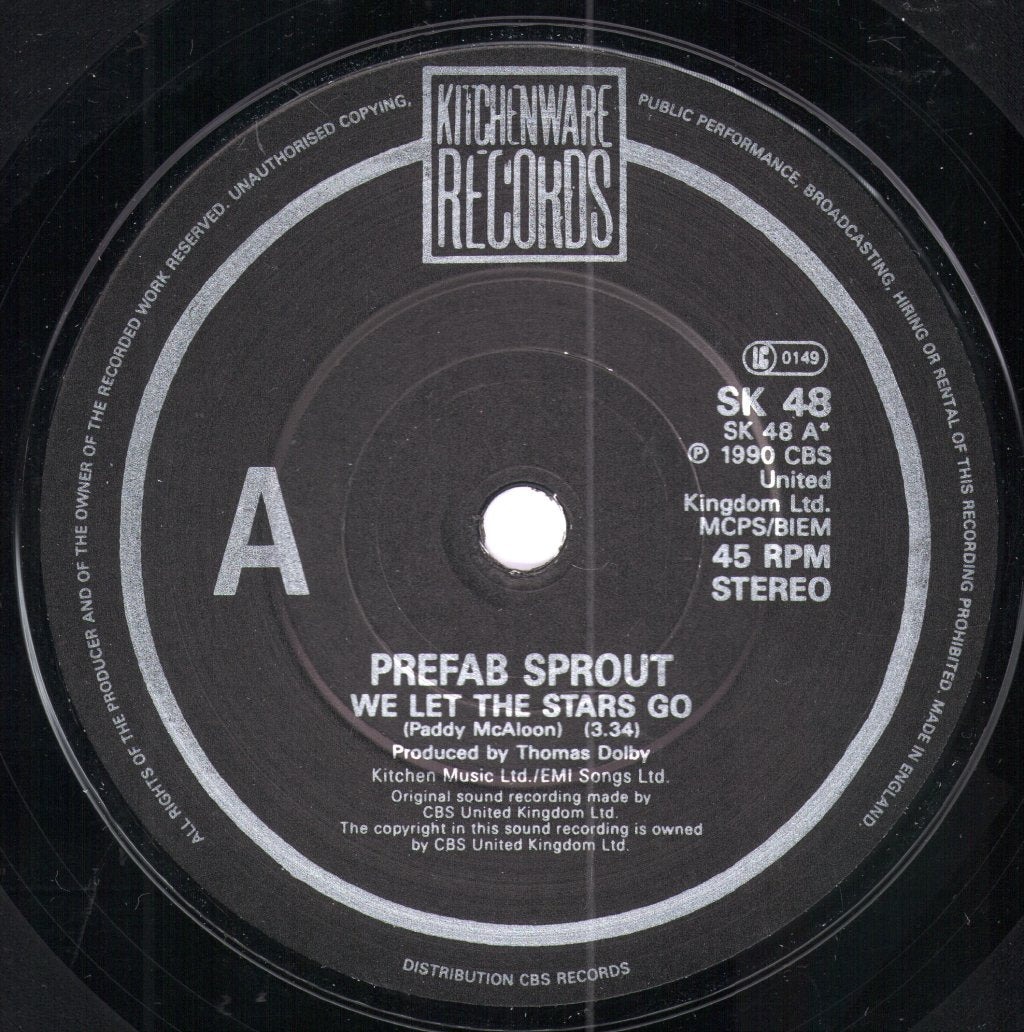 Prefab Sprout - We Let The Stars Go - 7 Inch