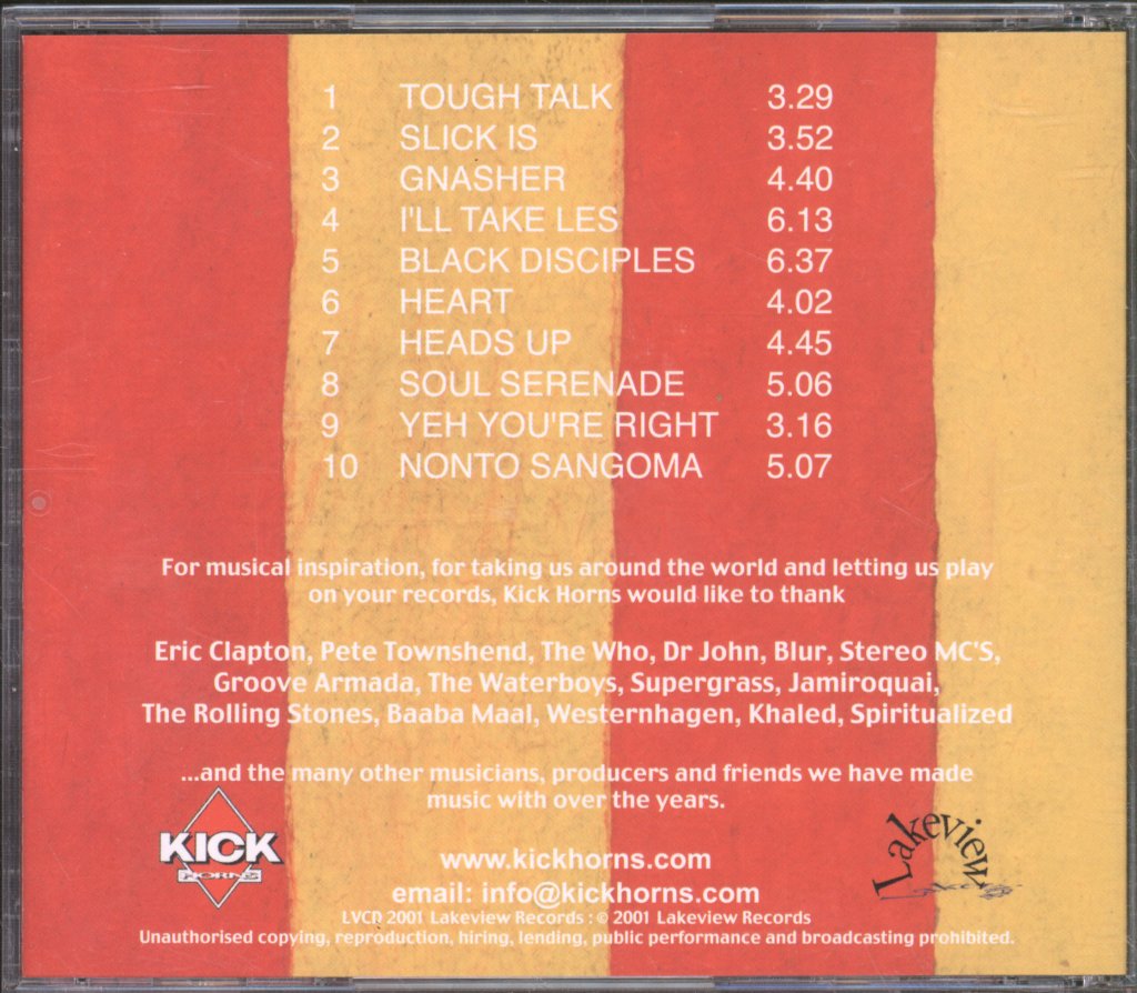 Kick Horns - Other Foot - Cd