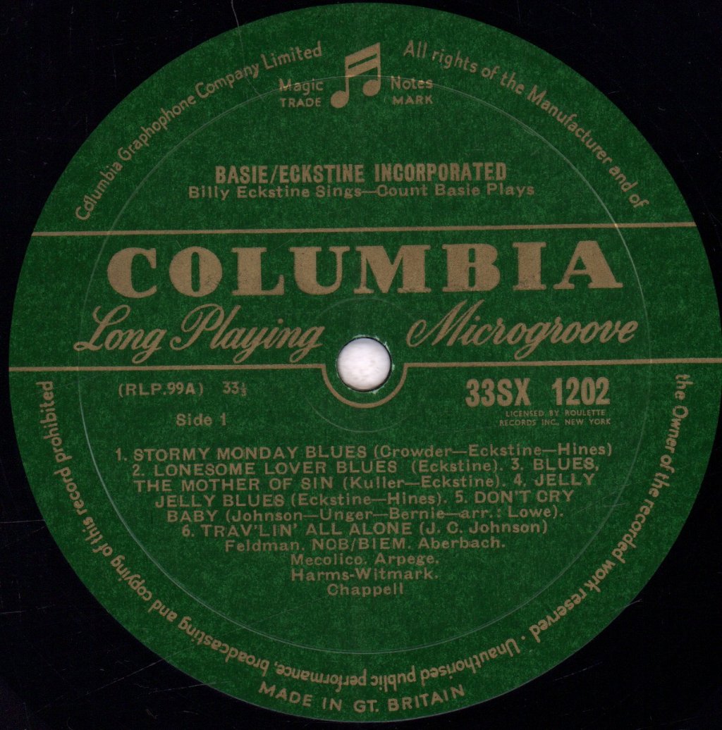 Billy Eckstine And Count Basie - Incorporated - Lp