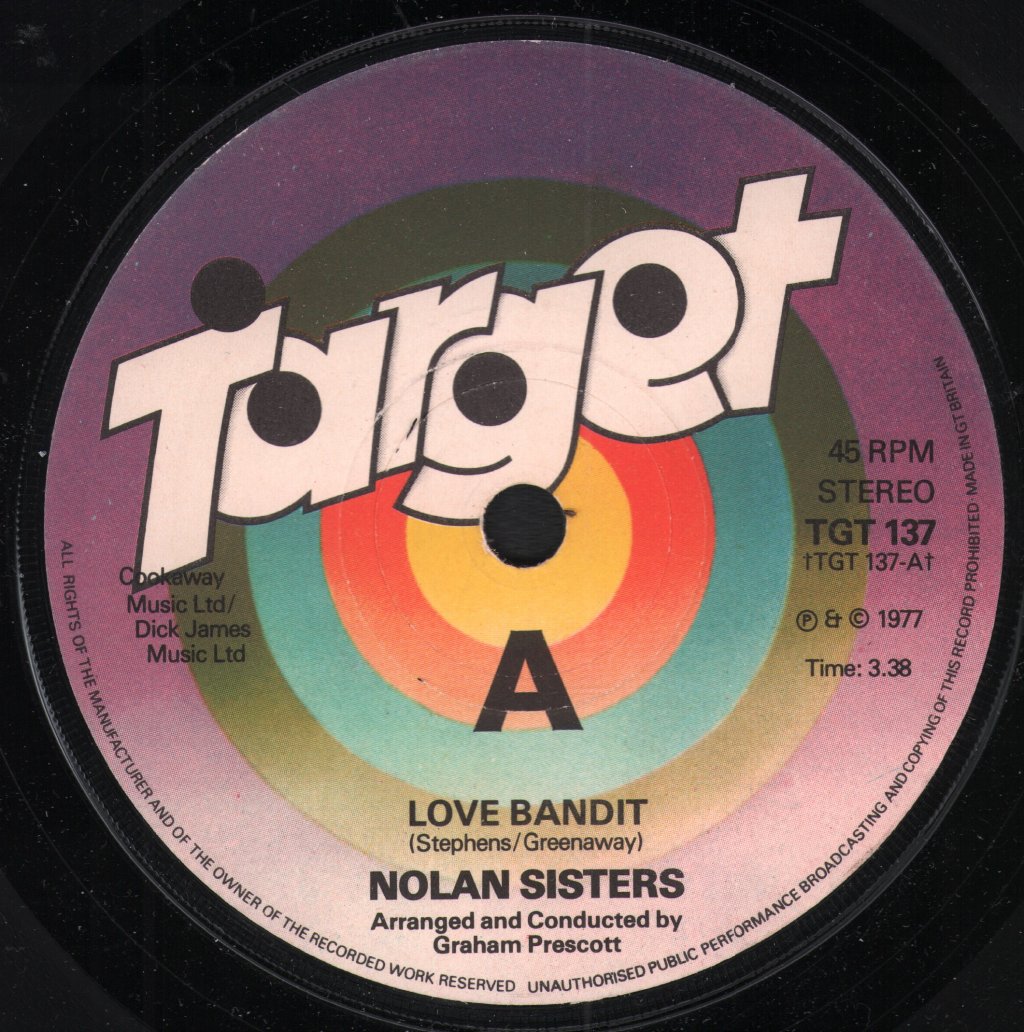 Nolan Sisters - Love Bandit - 7 Inch