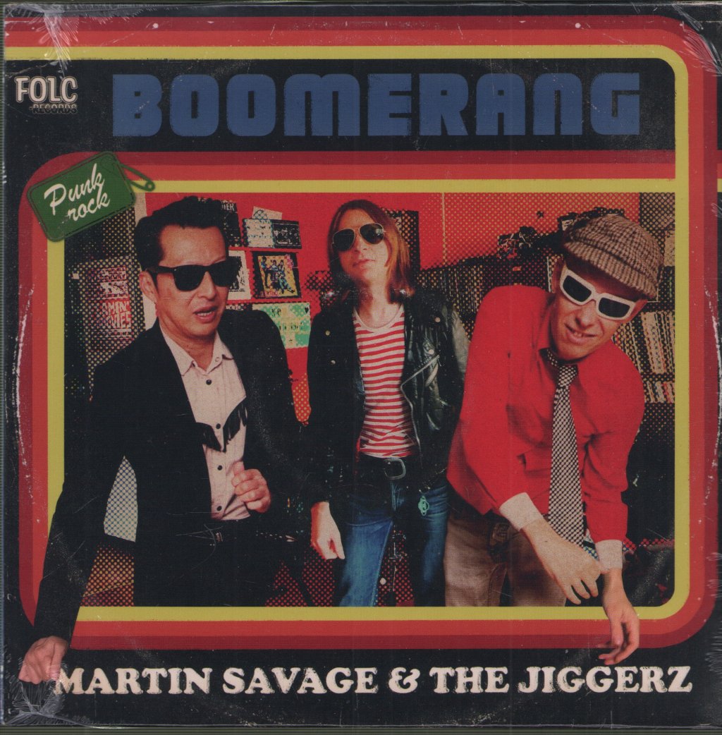 Martin Savage and the Jiggerz - Boomerang - 7 Inch