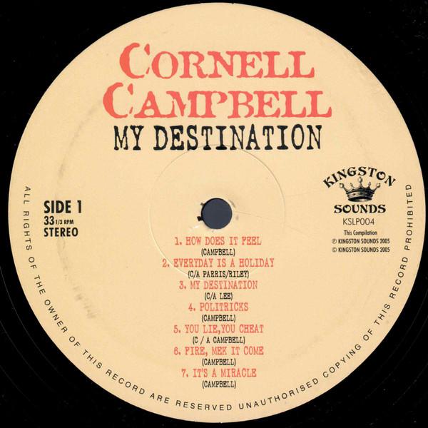 Cornell Campbell - My Destination - Lp