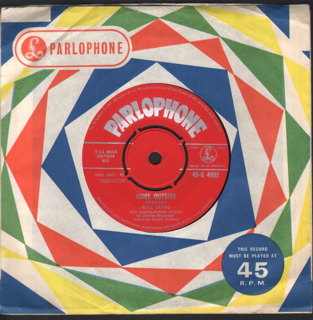 Mike Sarne - Come Outside - 7 Inch