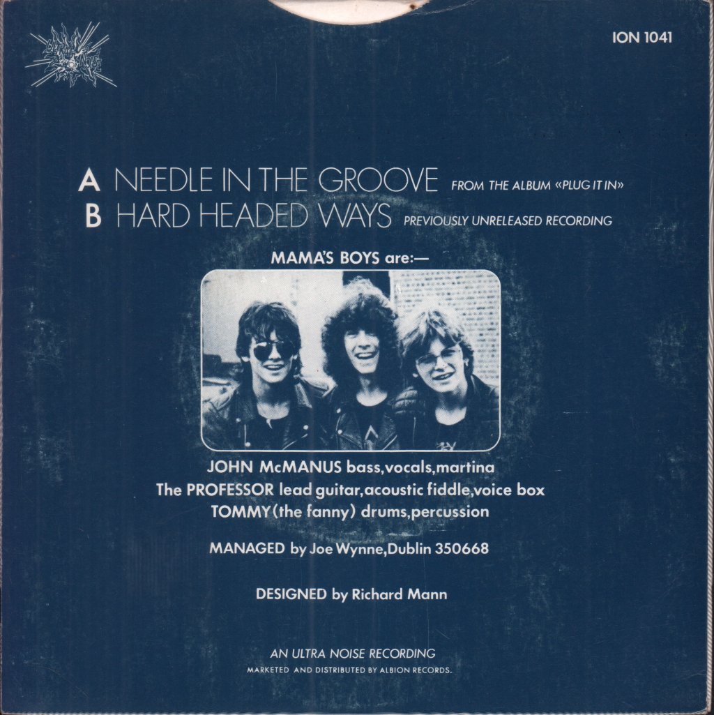 Mama's Boys - Needle In The Groove - 7 Inch