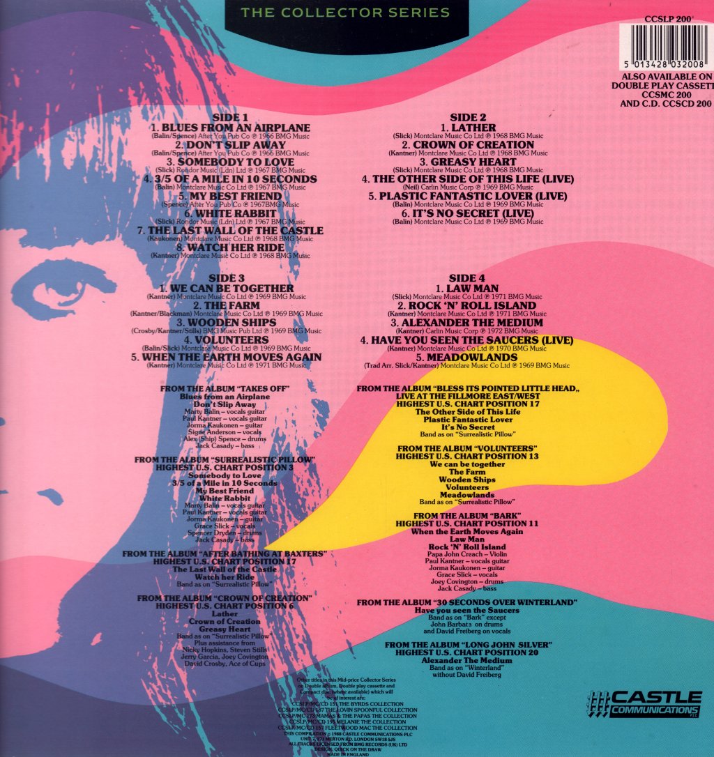 Jefferson Airplane - Collection - Double Lp