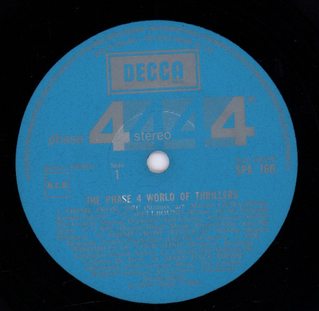 Various Artists - Phase 4 World Of Thrillers - Lp