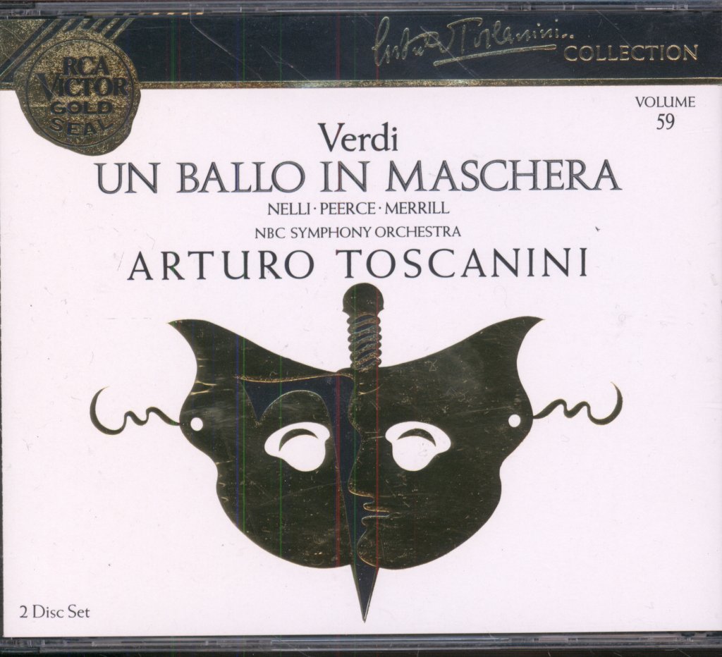 NBC Symphony Orchestra, Arturo Toscanini - Un Ballo In Maschera - Double Cd
