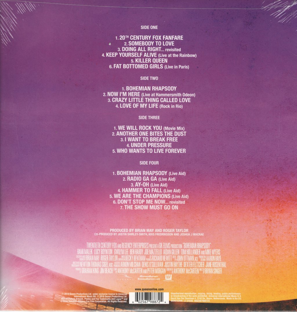 Queen - Bohemian Rhapsody (Original Soundtrack) - Double Lp