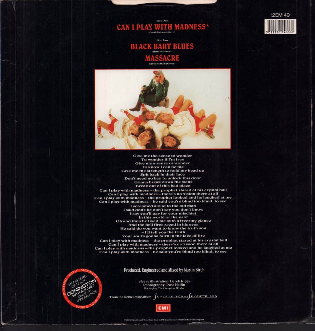 Iron Maiden - Can I Play With Madness - 12 Inch