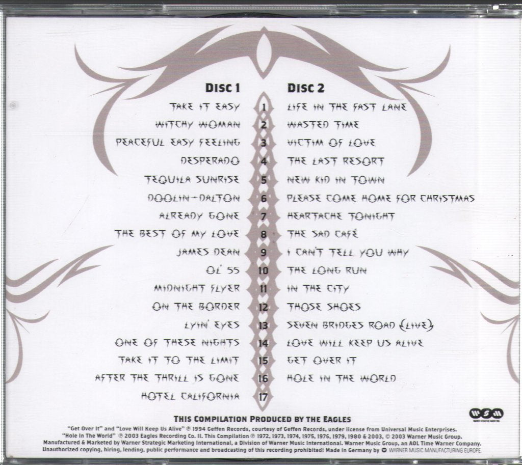 Eagles - Complete Greatest Hits - Double Cd