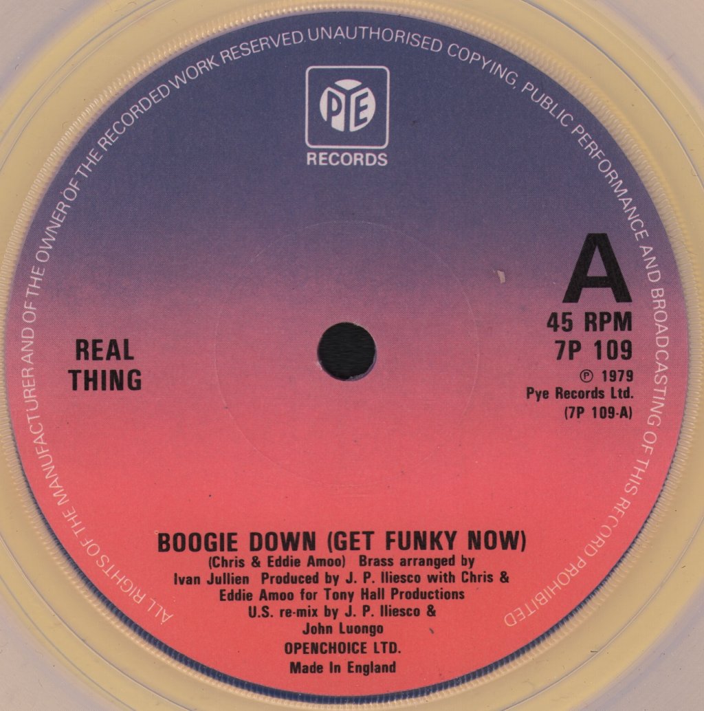 Real Thing - Boogie Down - 7 Inch
