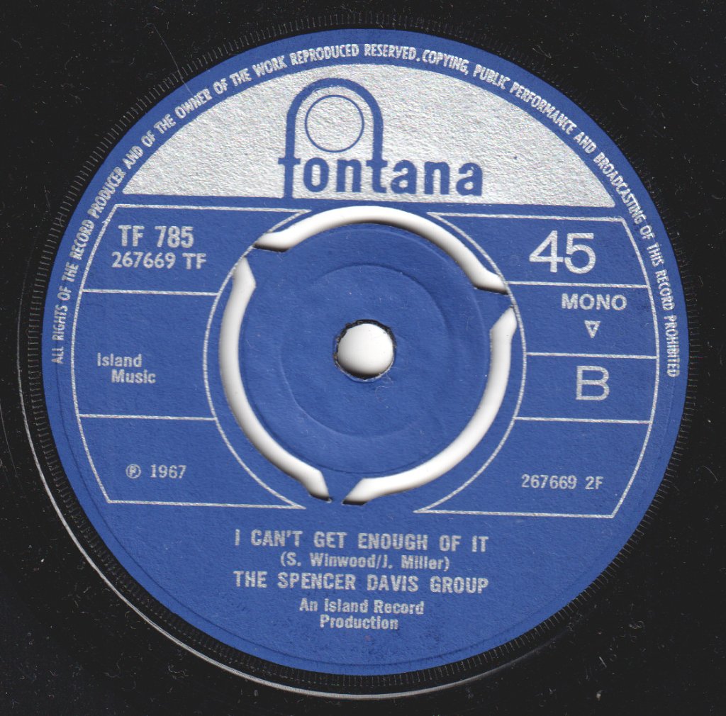 Spencer Davis Group - I'm A Man - 7 Inch