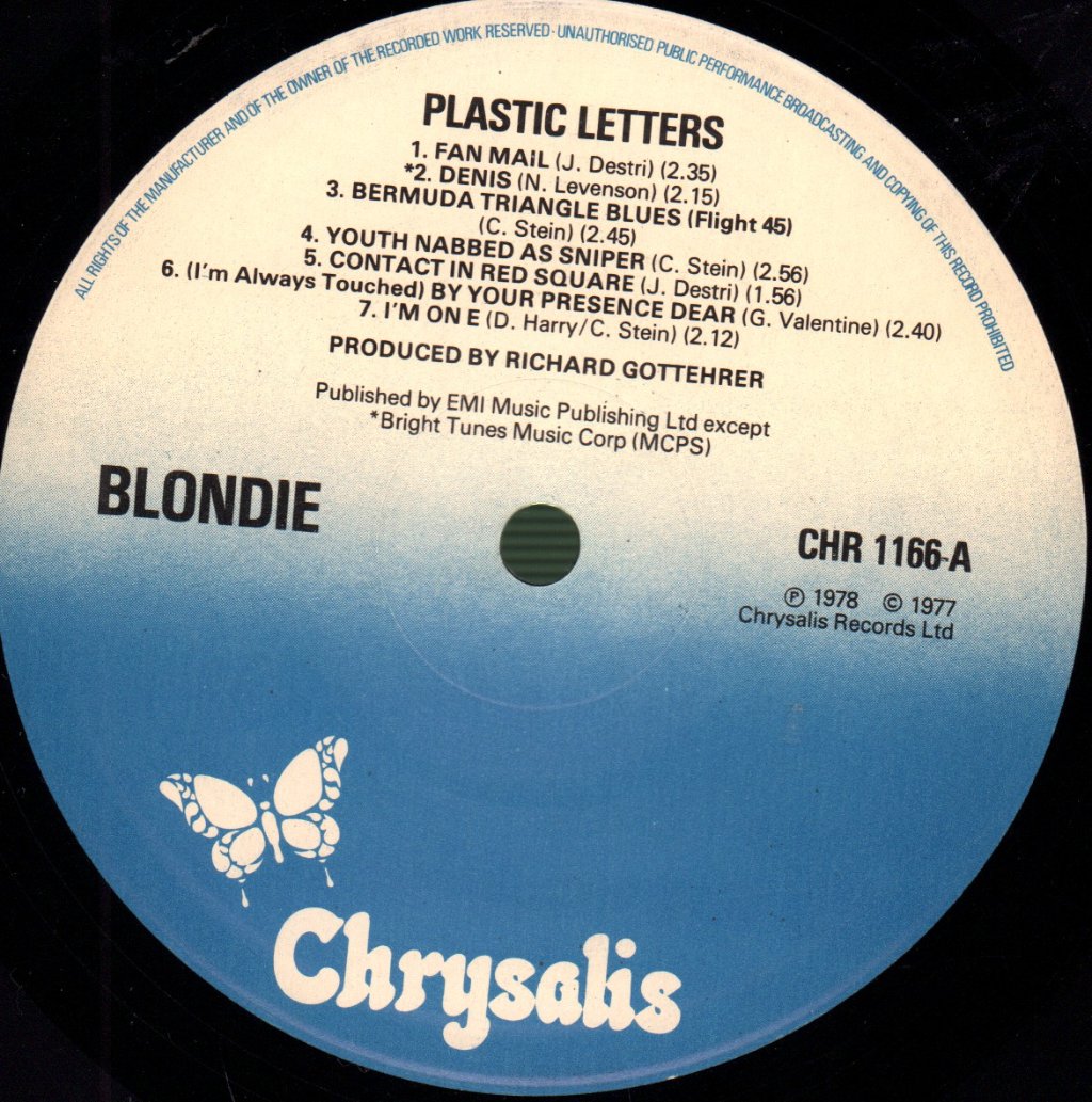 Blondie - Plastic Letters - Lp