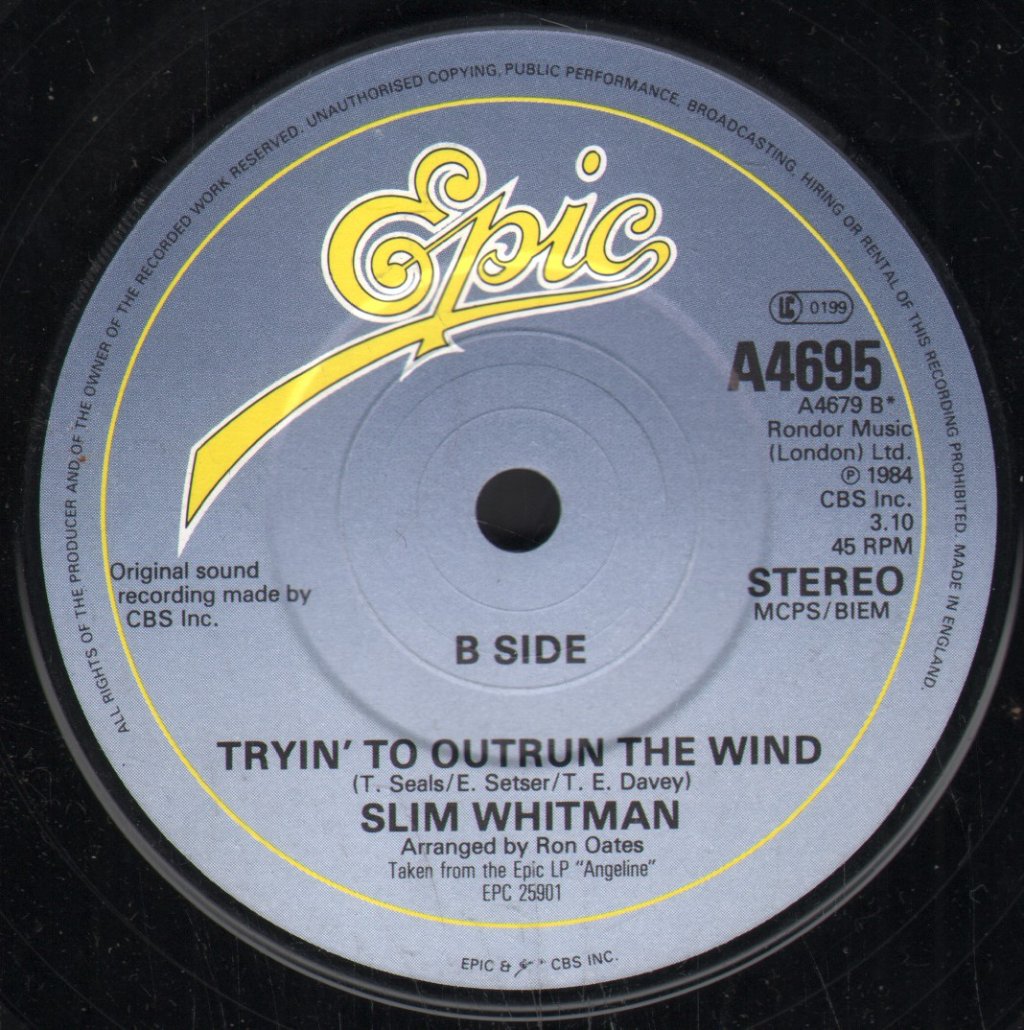 Slim Whitman - Four Walls - 7 Inch