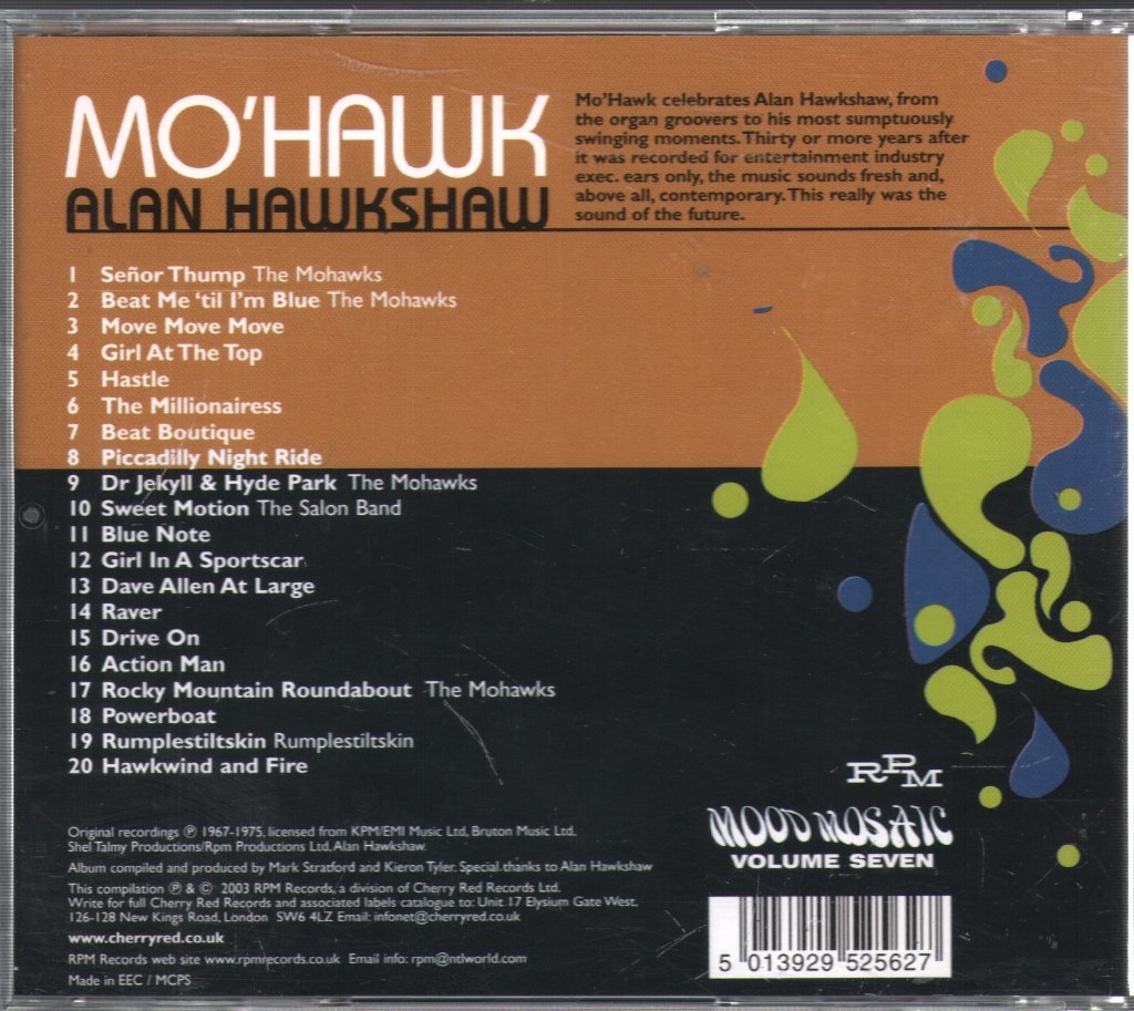 Alan Hawkshaw - Mo'Hawk (The Essential Vibes & Grooves 1967-1975) - Cd