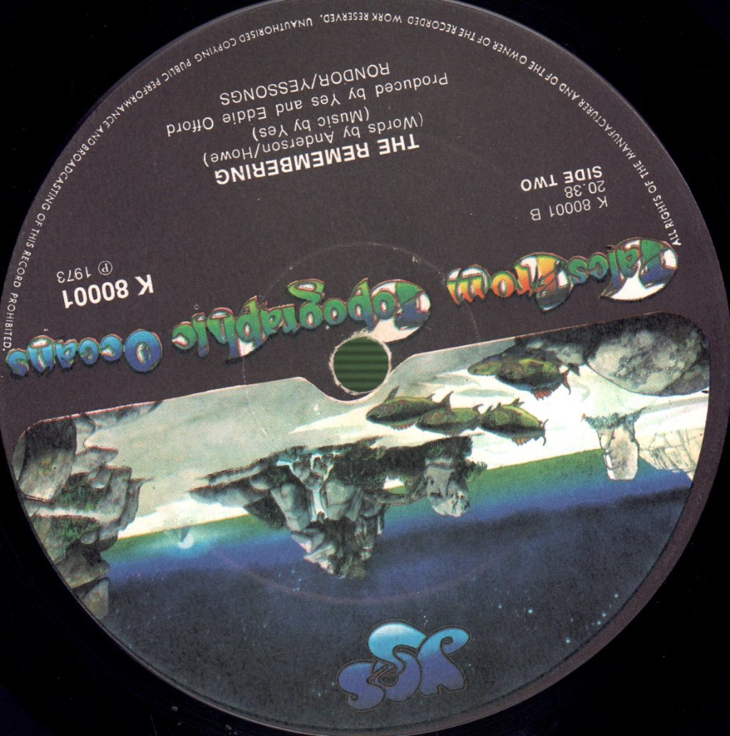 Yes - Tales From Topographic Oceans - Double Lp