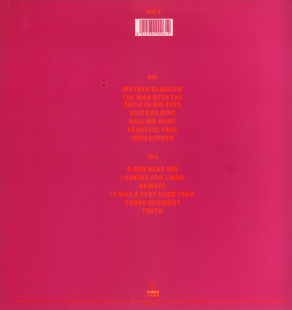 Hue And Cry - Bitter Suite - Double Lp