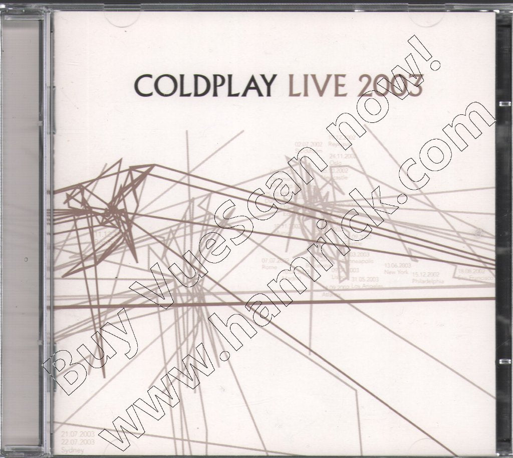 Coldplay - Live 2003 - Cd/Dvd