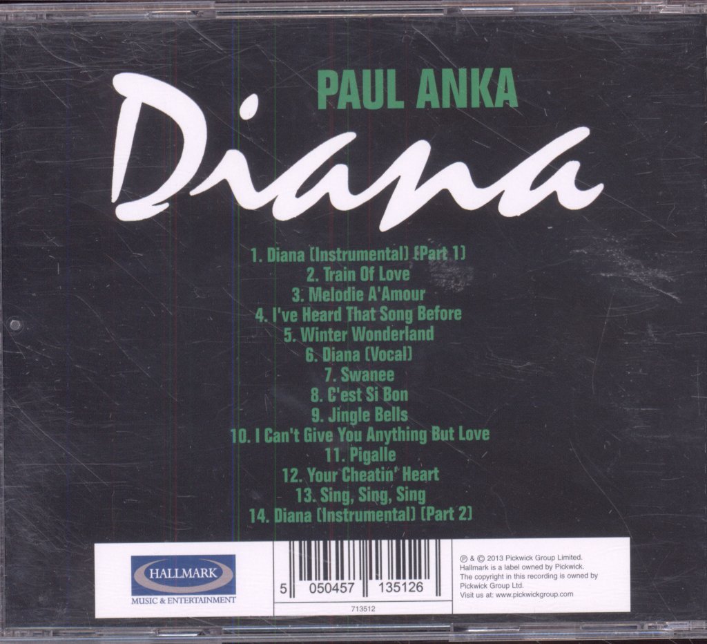 Paul Anka - Diana - Cd