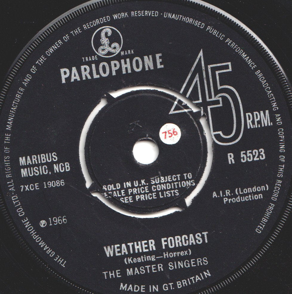 Master Singers - Weather Forcast - 7 Inch