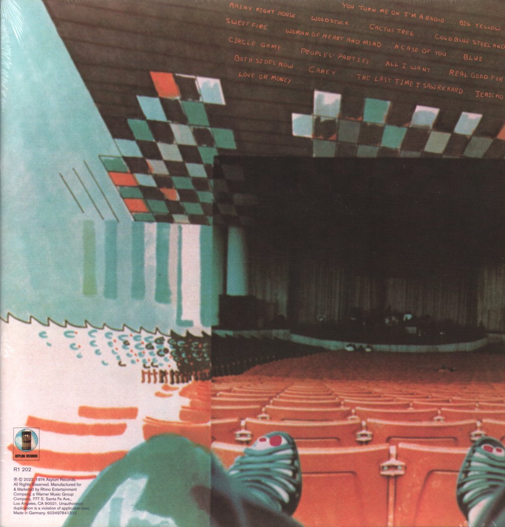 Joni Mitchell - Miles of Aisles - Double Lp