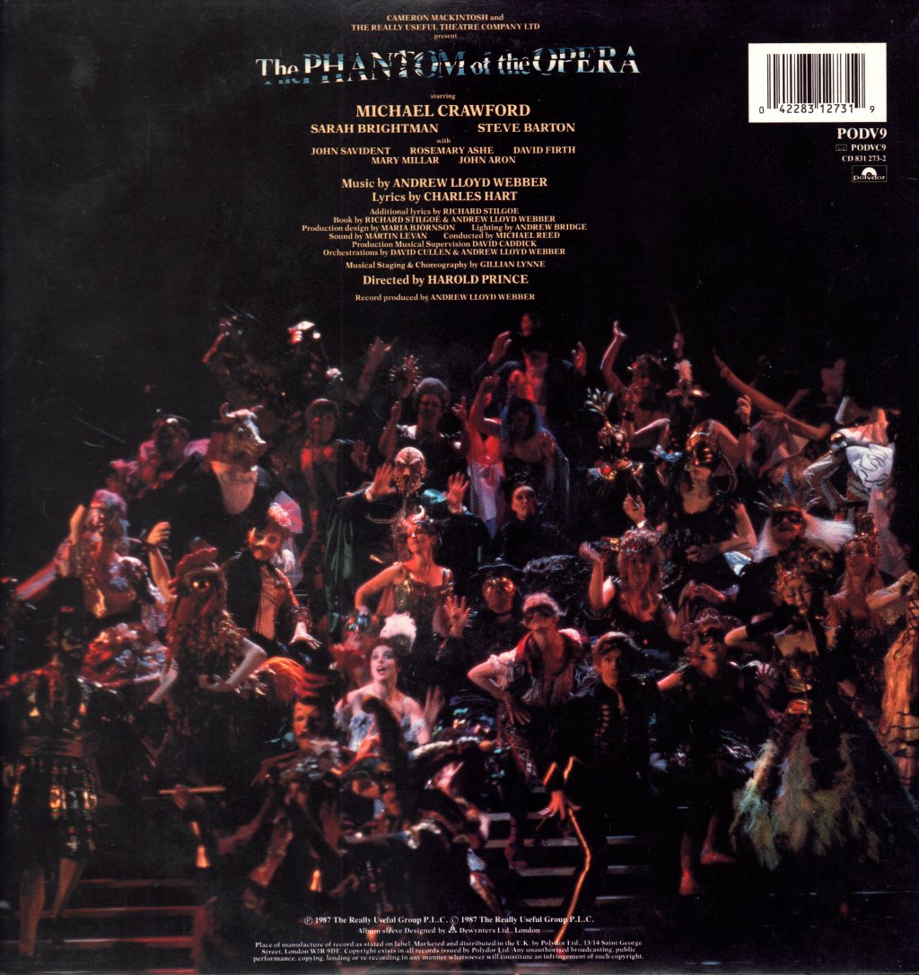 Various Artists - Phantom Of The Opera (Original London Cast) - Double Lp