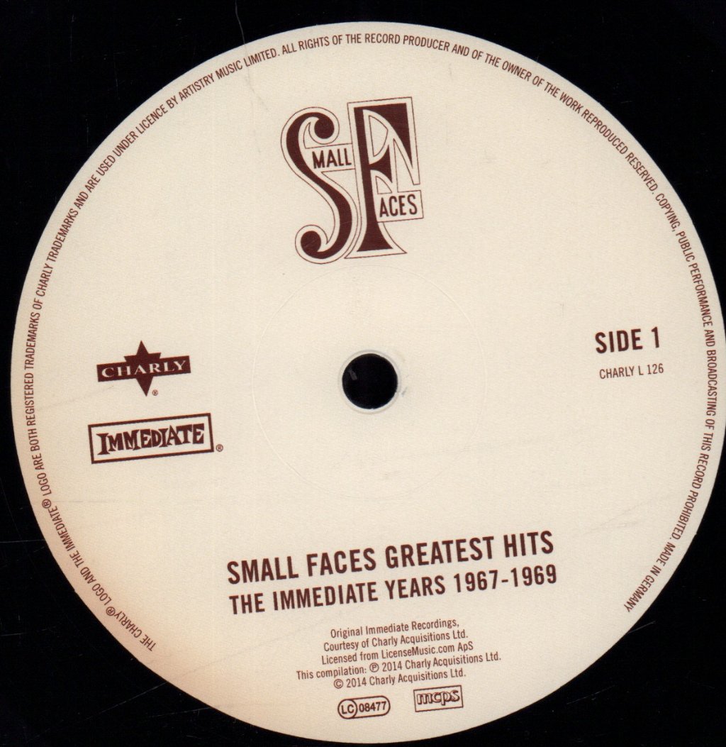 Small Faces - Greatest Hits The Immediate Years 1967 - 1969 - Lp