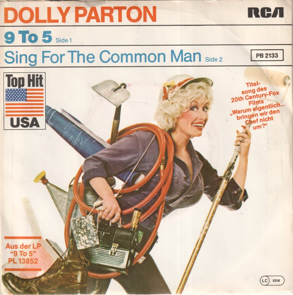 Dolly Parton - 9 To 5 - 7 Inch