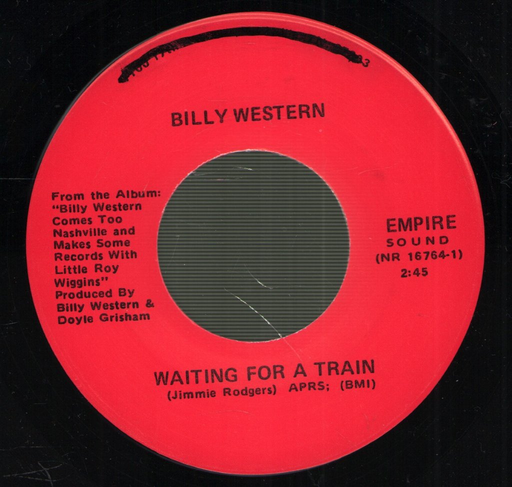 Billy Western - Waiting For A Train - 7 Inch