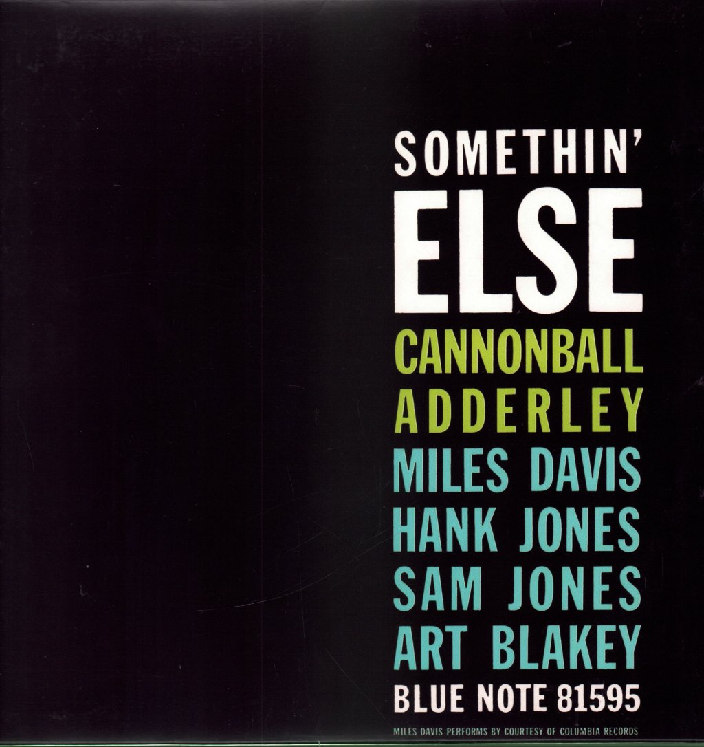 Cannonball Adderley - Somethin' Else - Lp