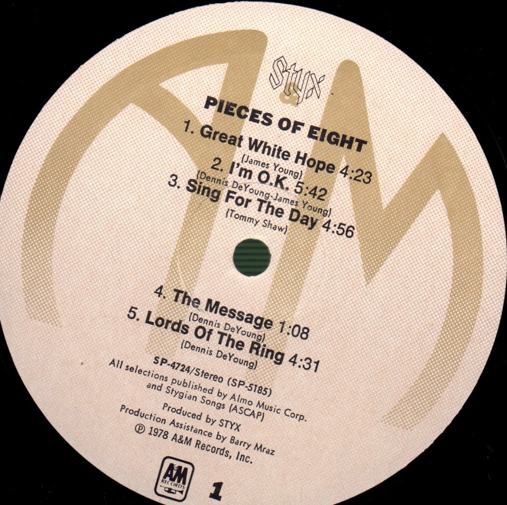Styx - Pieces Of Eight - Lp