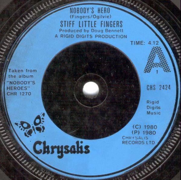 Stiff Little Fingers - Nobody's Hero - 7 Inch