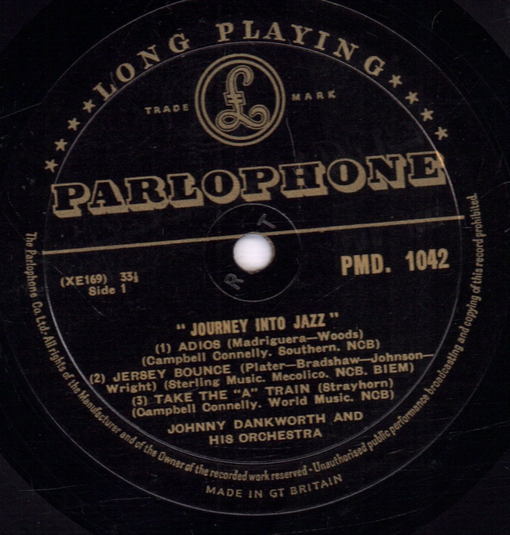 Johnny Dankworth - Journey Into Jazz - 10 Inch