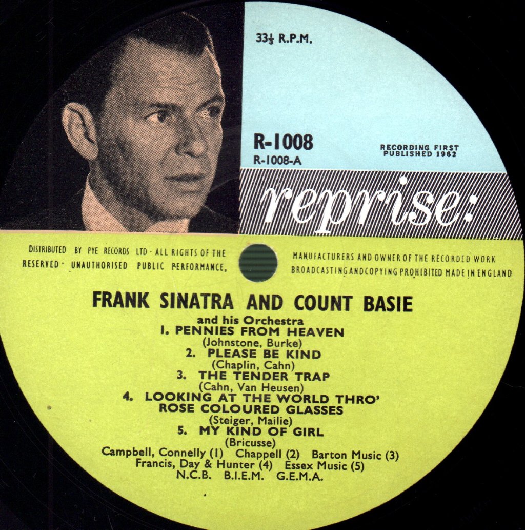 Frank Sinatra And Count Basie - Sinatra Basie - Lp