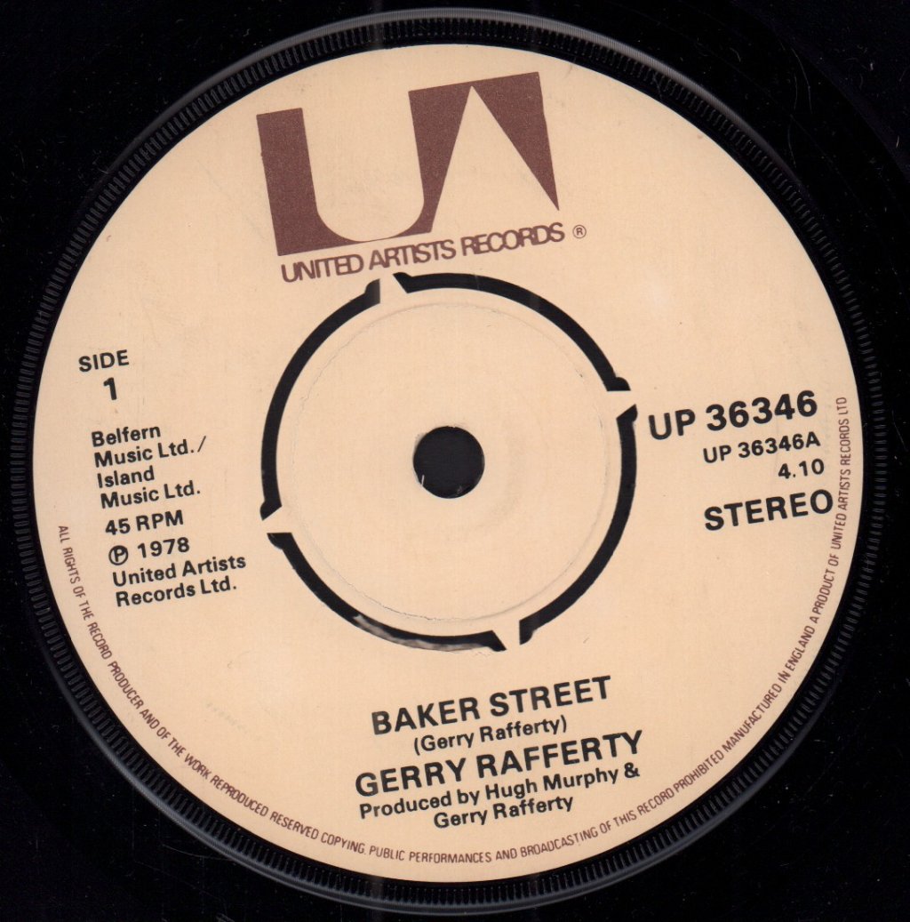 Gerry Rafferty - Baker Street - 7 Inch