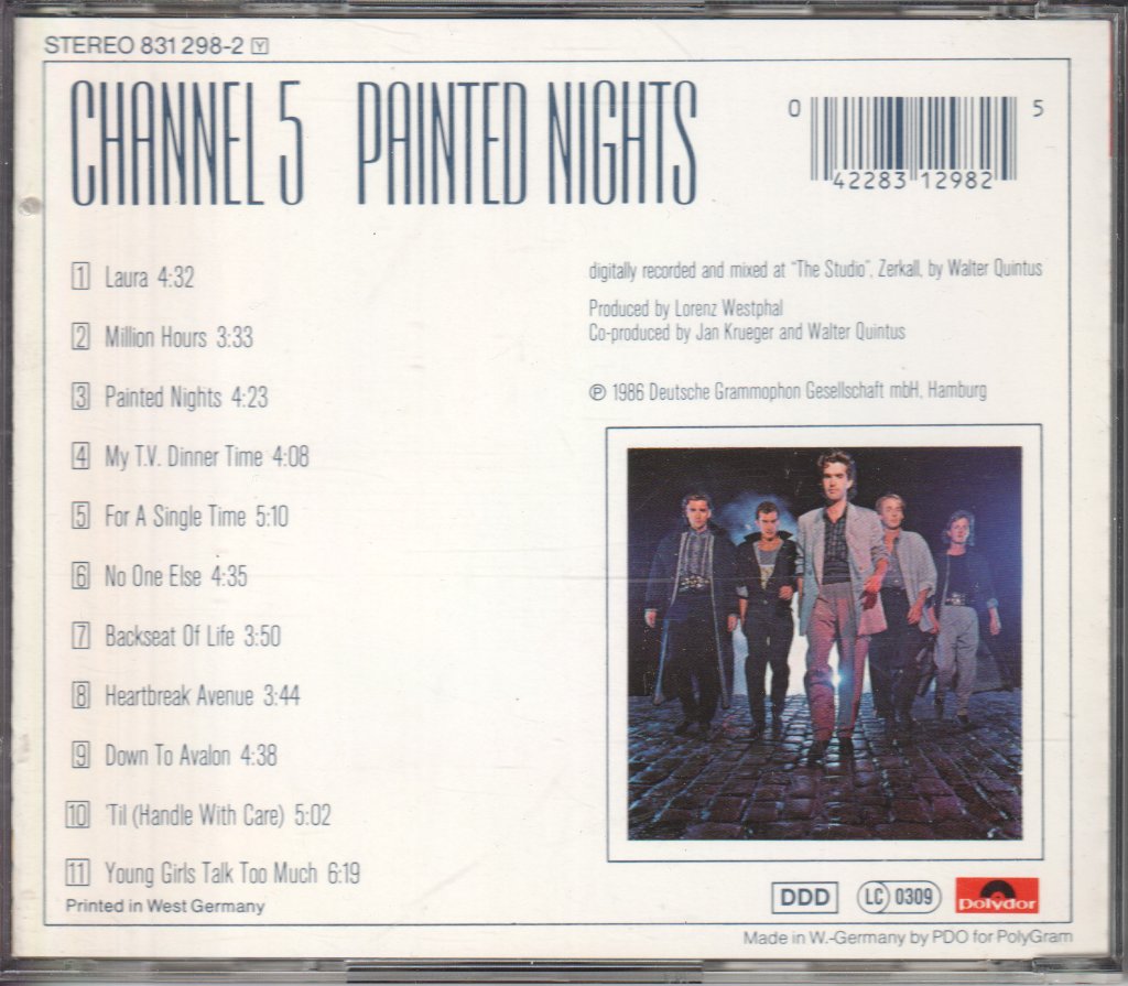 Channel 5 - Painted Nights - Cd