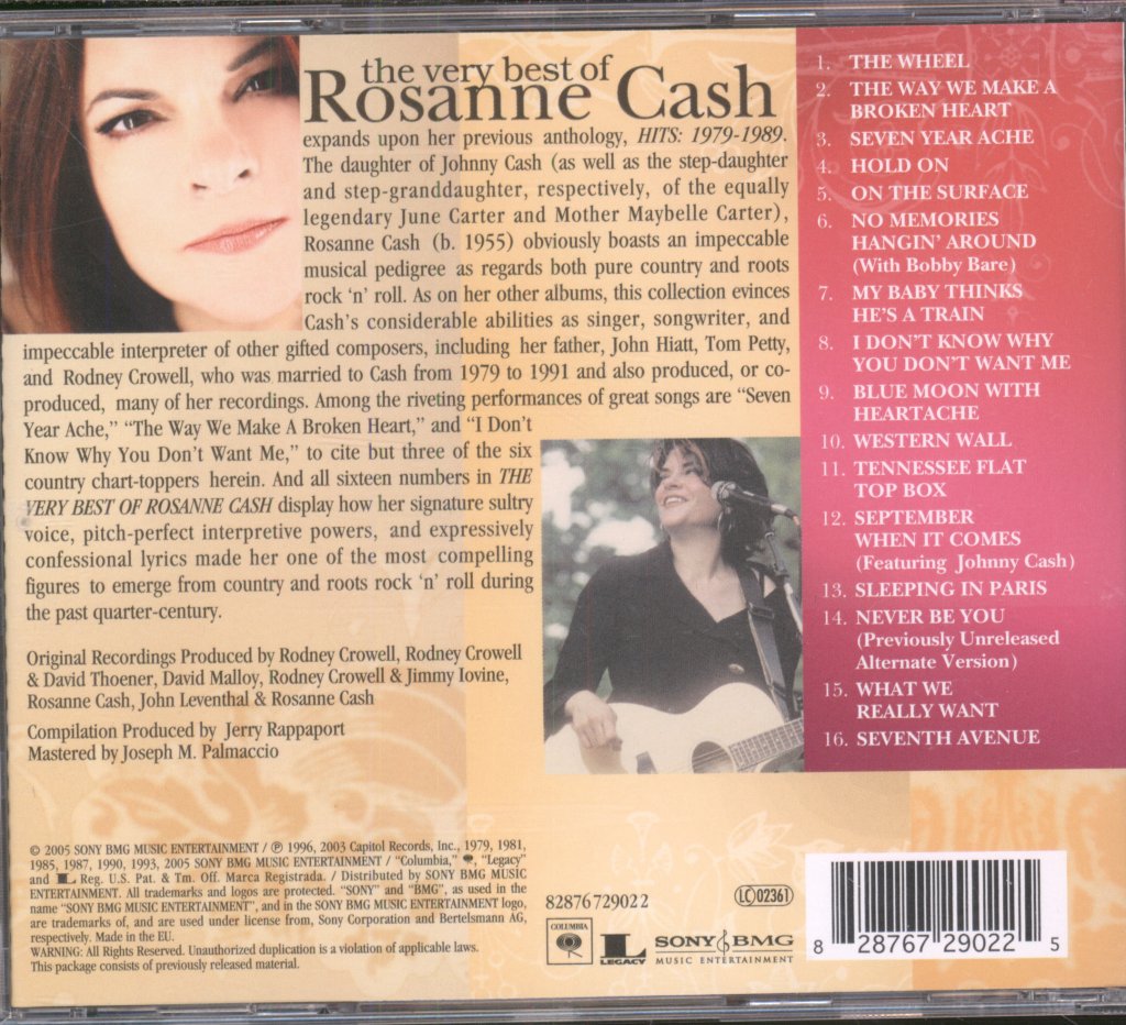 Rosanne Cash - Very Best Of Rosanne Cash - Cd
