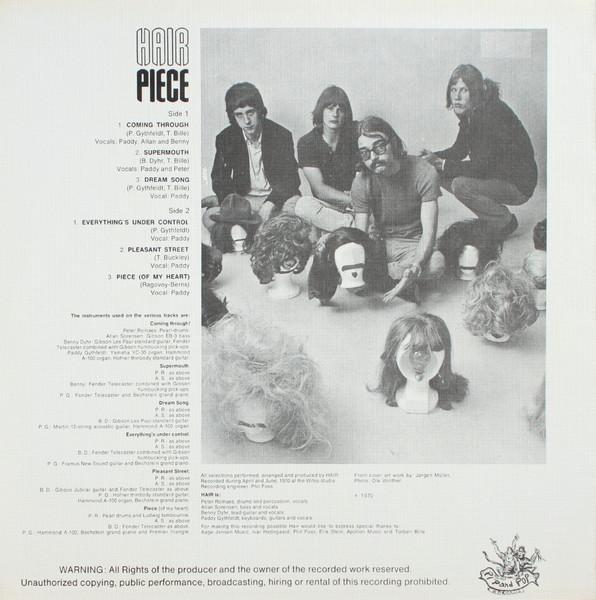 Hair (Rock/Prog Group) - Piece - Lp