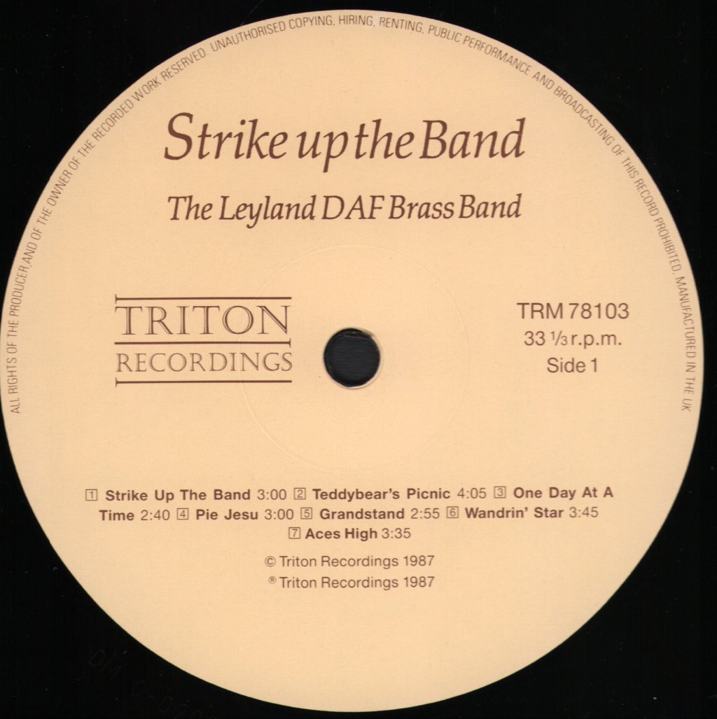 Leyland Daf Brass Band - Strike Up The Band - Lp