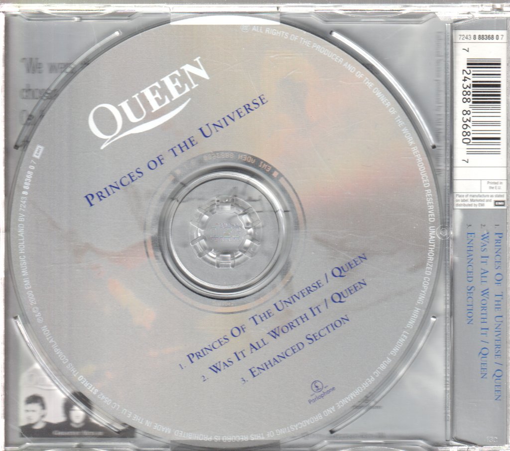 Queen - Princes Of The Universe - Cd