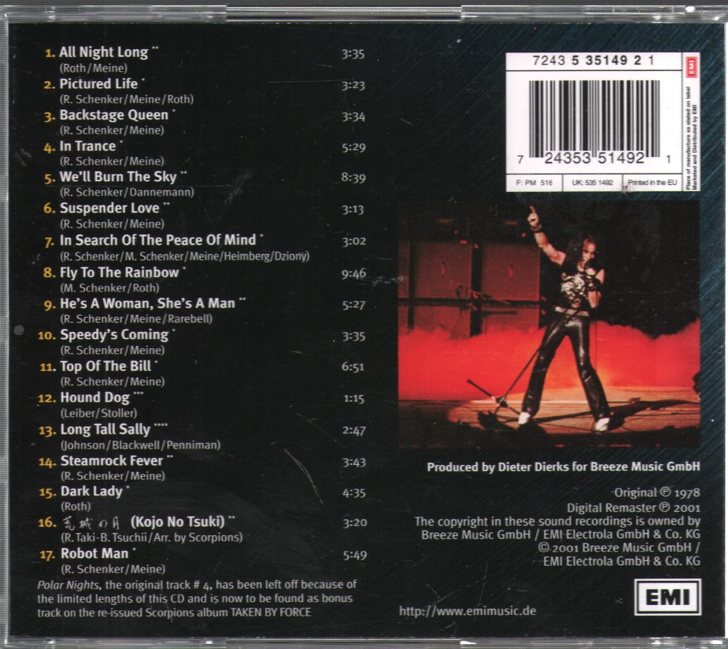 Scorpions - Tokyo Tapes - Cd