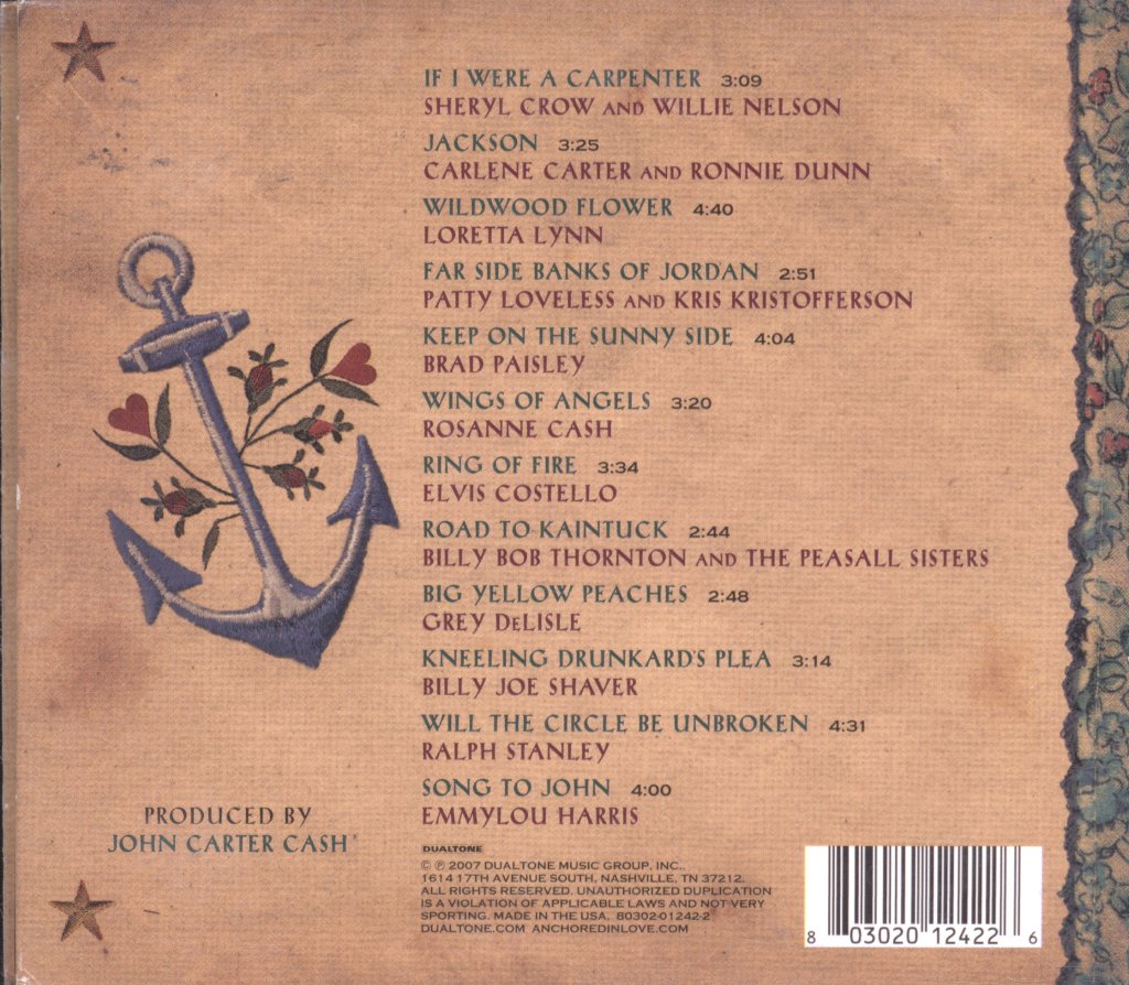 Various Artists - Anchored In Love: A Tribute To June Carter Cash - Cd